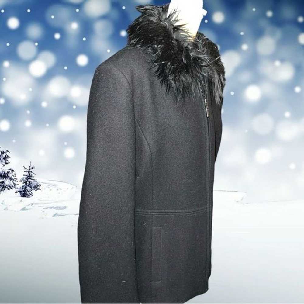 Esprit vintage black wool short coat new - image 4