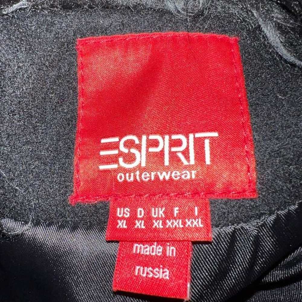 Esprit vintage black wool short coat new - image 8