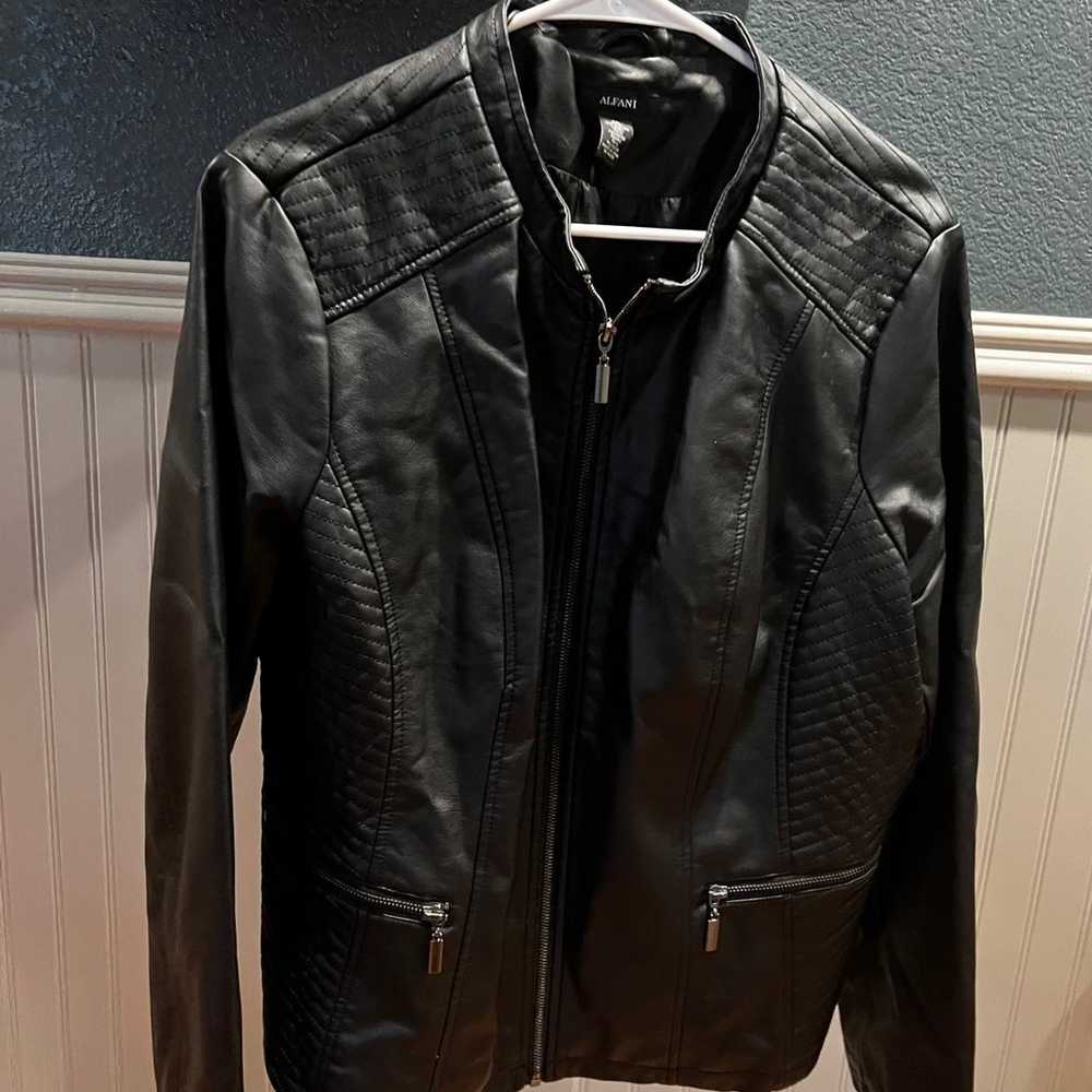 Alfani Faux Leather Jacket - image 1