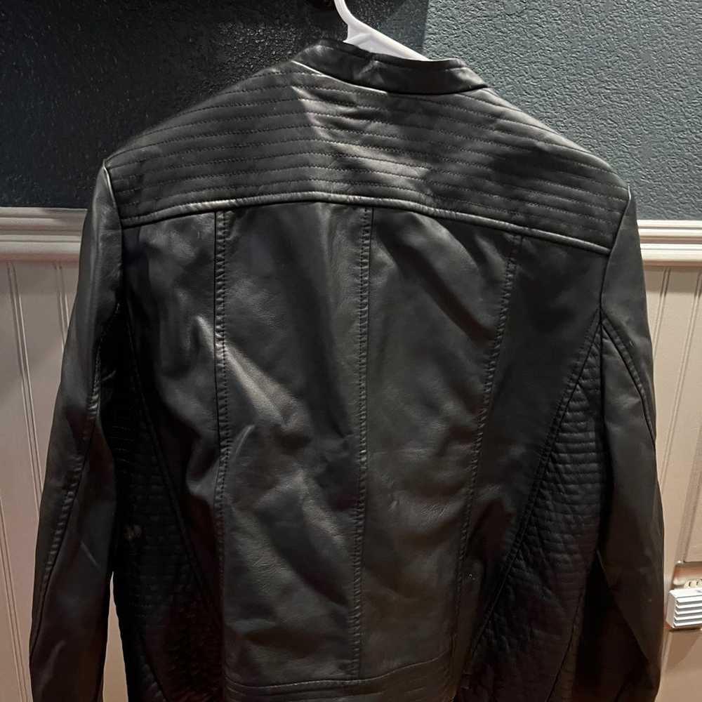 Alfani Faux Leather Jacket - image 3
