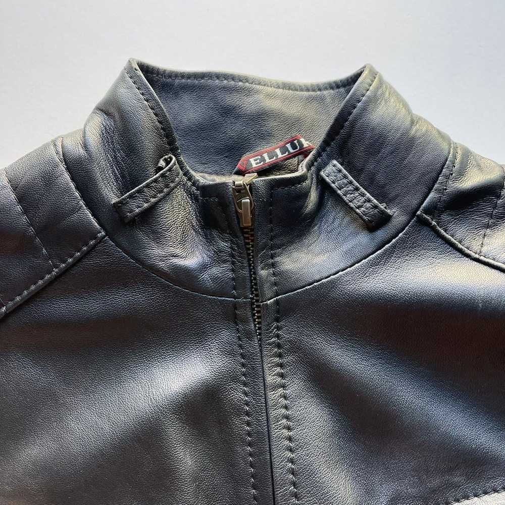 Beautiful Black leather jacket made and bought fr… - image 10