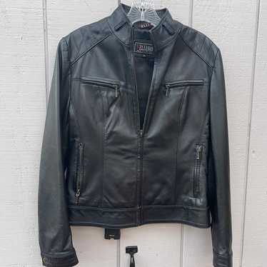 Beautiful Black leather jacket made and bought fr… - image 1