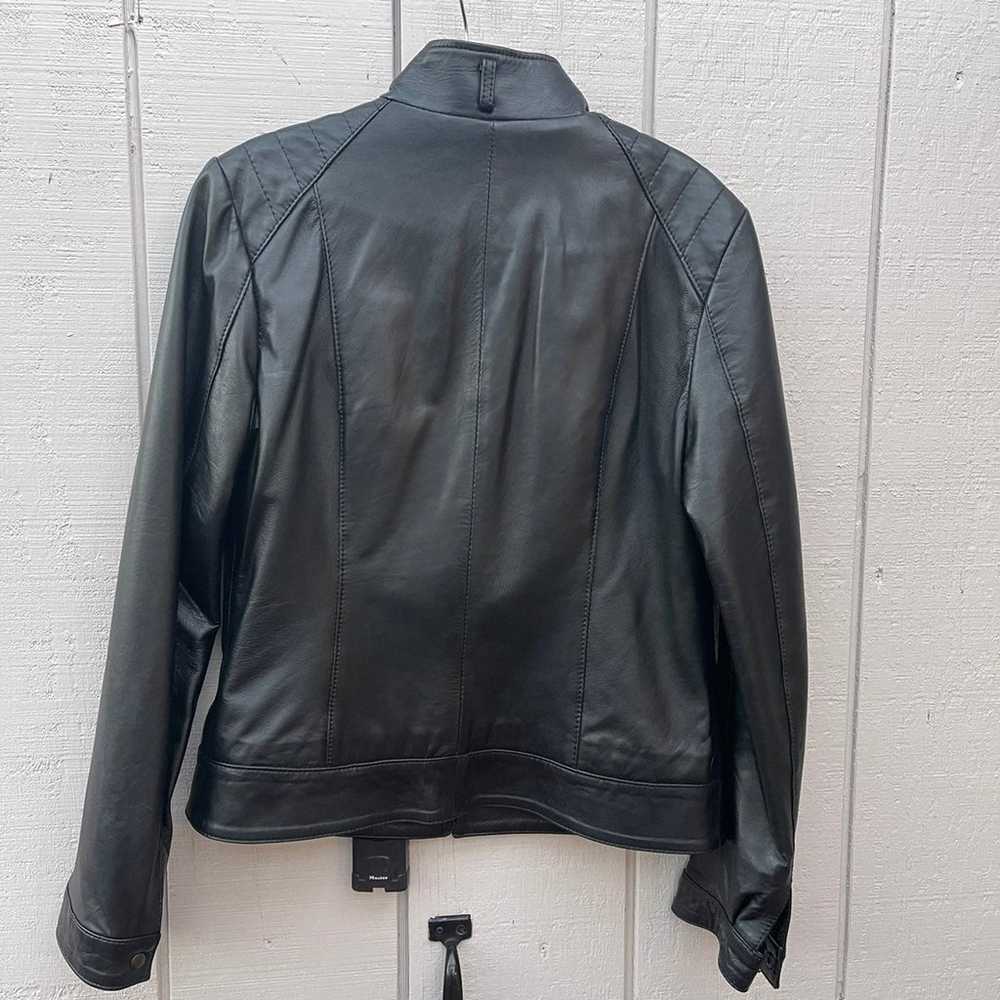 Beautiful Black leather jacket made and bought fr… - image 3