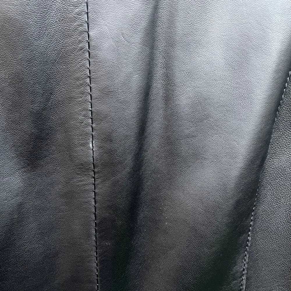 Beautiful Black leather jacket made and bought fr… - image 4