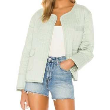 Tularosa Theo Mint Green Quilted Jacket Size XL - image 1