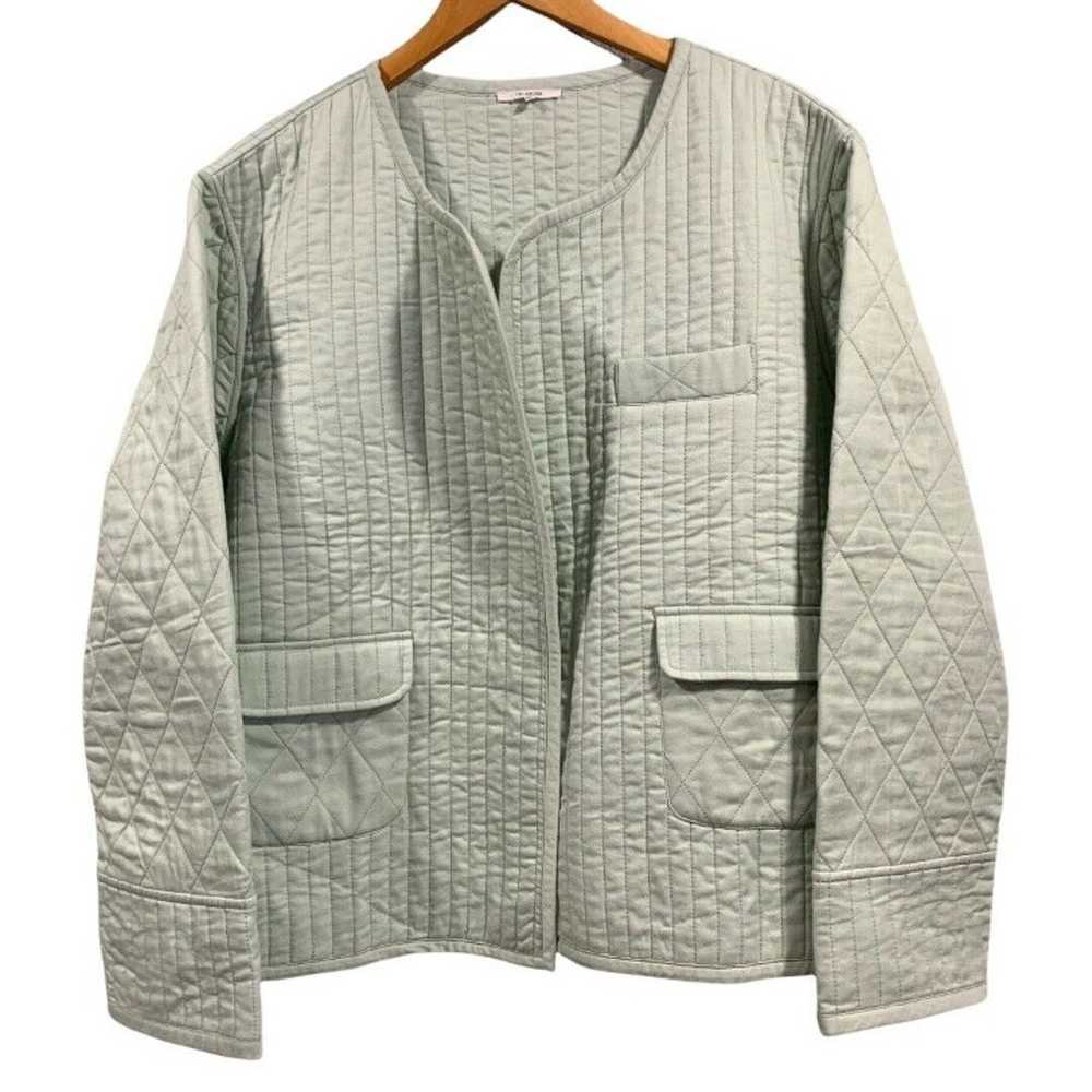 Tularosa Theo Mint Green Quilted Jacket Size XL - image 4