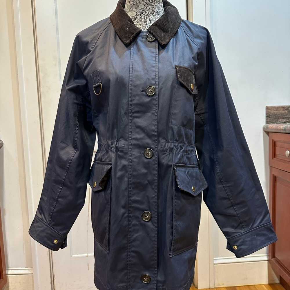 Beautiful womens navy blue JCREW jacket with draw… - image 1