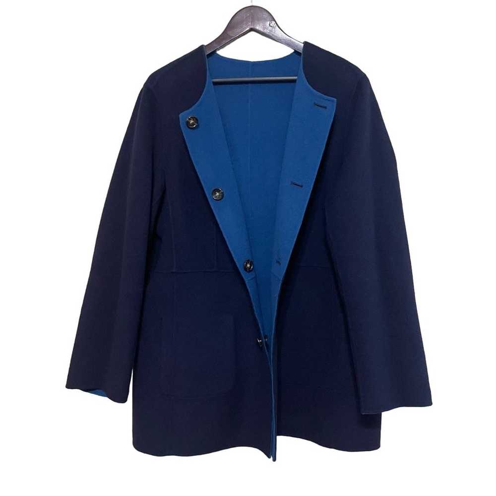 Talbots Wool Blend Reversible Coat Womens Size 20… - image 2