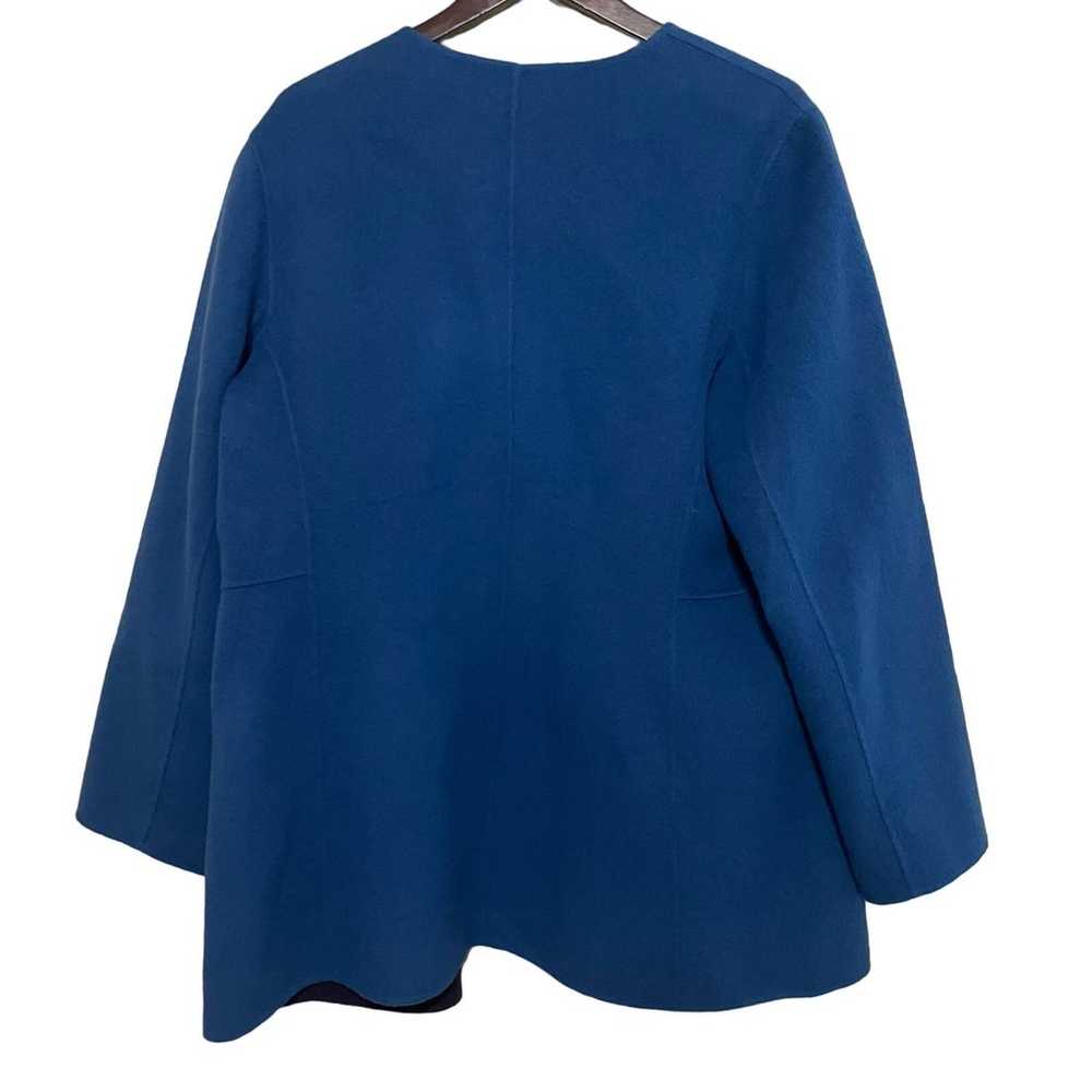 Talbots Wool Blend Reversible Coat Womens Size 20… - image 4