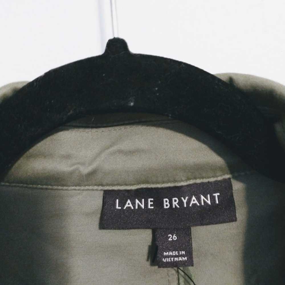 Lane Bryant green peplum jacket with matching tie… - image 7