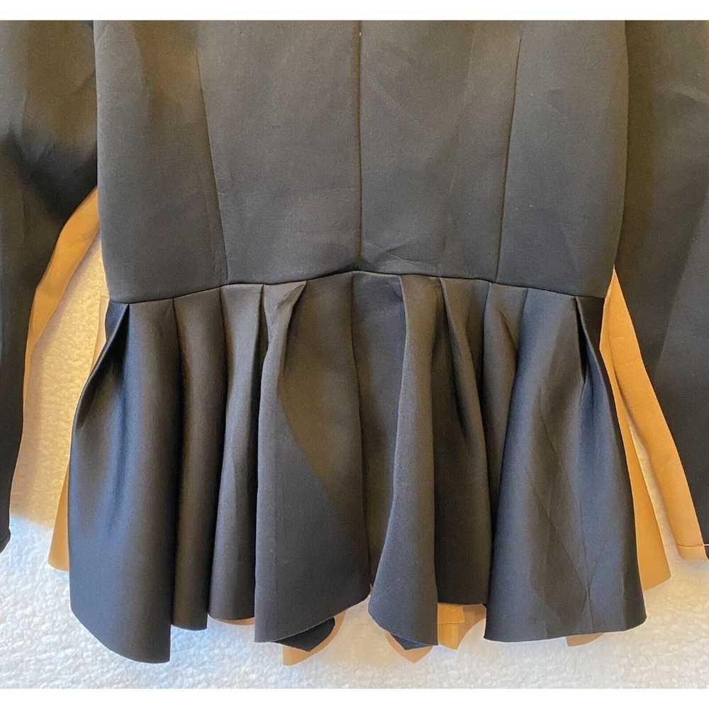 EIEN Two Tone Peplum Jacket Tag Size 3XL Black Ta… - image 3