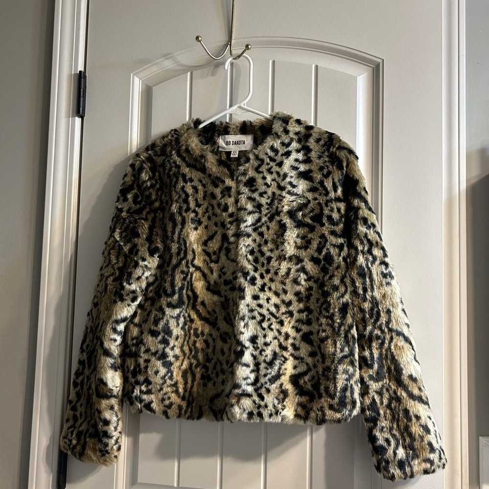 BB Dakota leopard print jacket NWOT - image 3