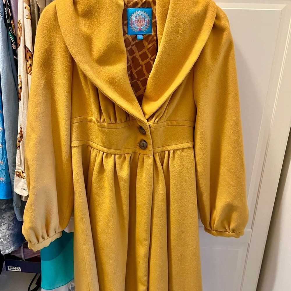 Anthropolgie Ruched Marigold Coat By Tracy Reese … - image 3