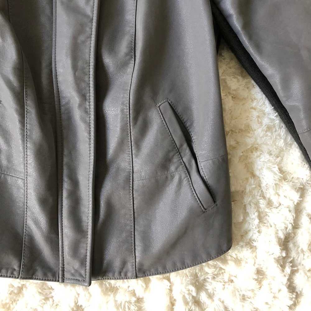 Free people faux vegan leather jacket - image 7