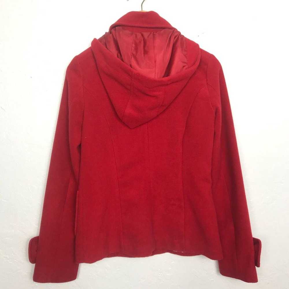 Tulle Womens Vintage Red Peacoat Size XS - image 7