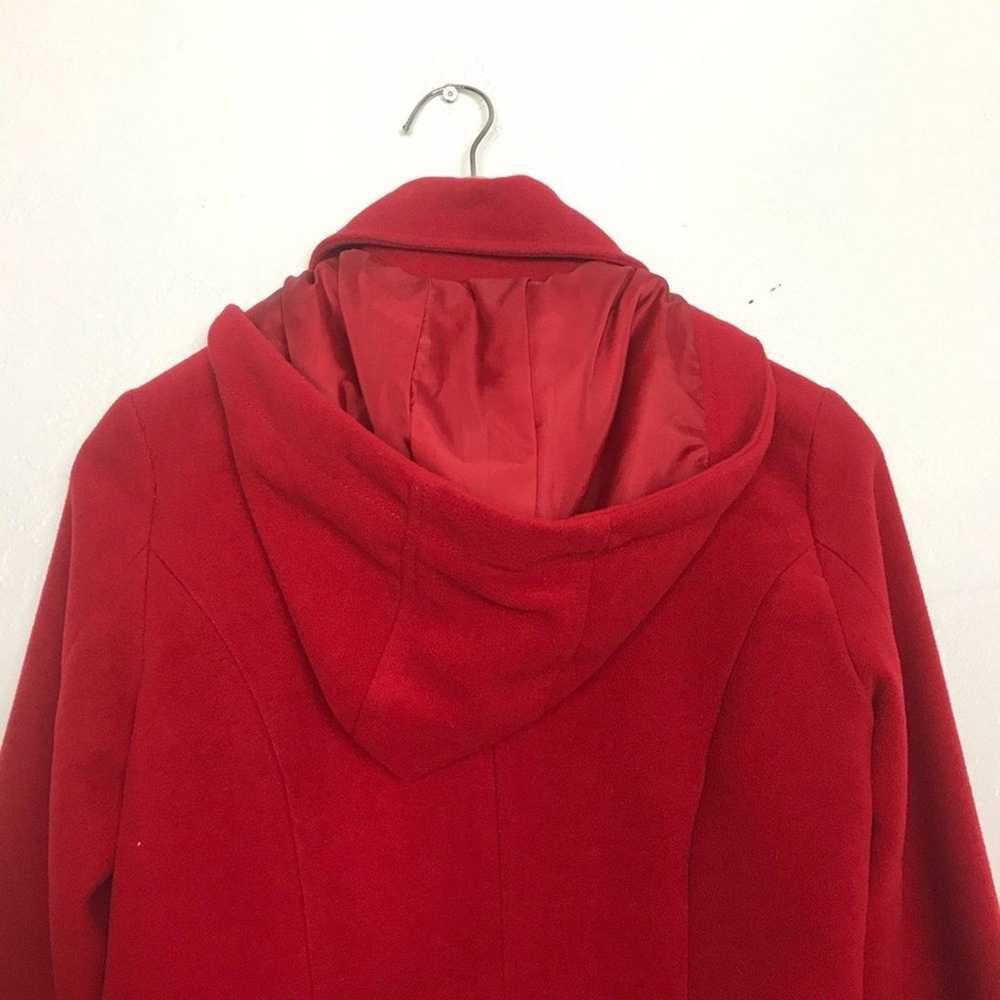 Tulle Womens Vintage Red Peacoat Size XS - image 8