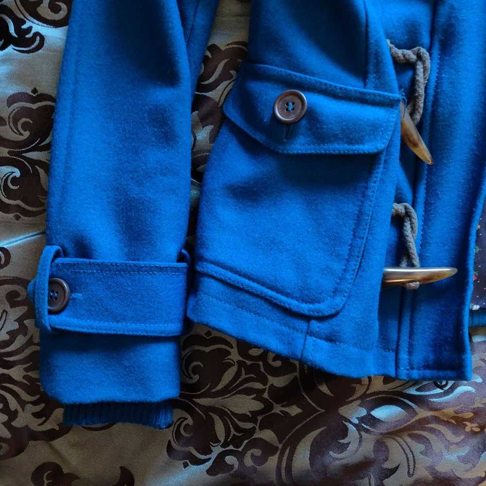 Blue Teal Coat Size XS or Small - image 2