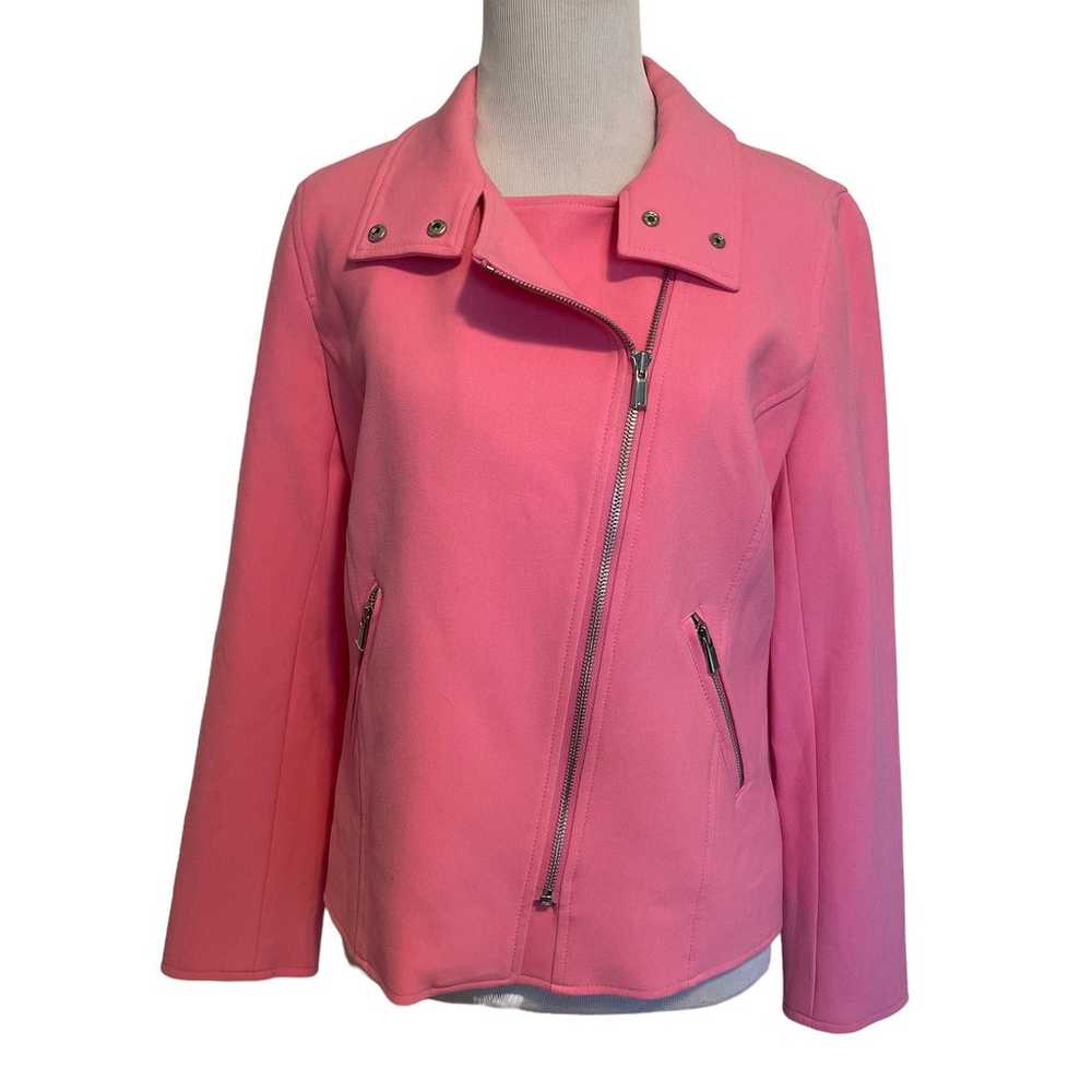 Carlisle Collection Moto Jacket Womens Size 2 Pin… - image 3