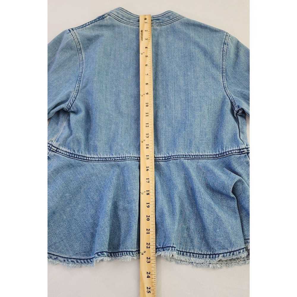 Tommy Bahama Jacket Women's Size X-Small Blue Boh… - image 5