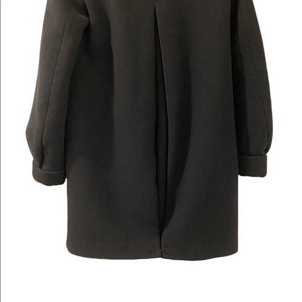 Zara Trafaluc Womens XS Wool Blend Black Long Pea… - image 8