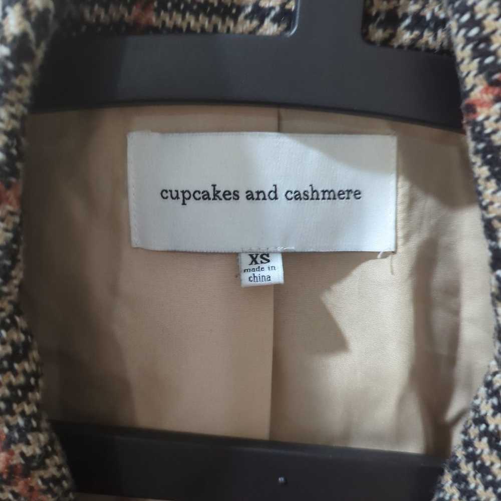 Cupcakes and Cashmere Long Plaid Adi Coat Jacket - image 3