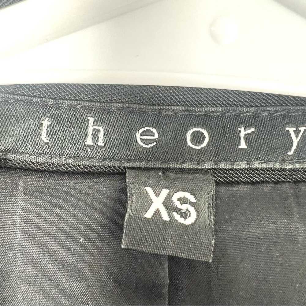 Theory long coat blazer suit women size XS - image 4
