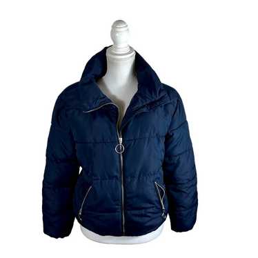 Barney’s New York Women’s Navy Blue Puffer Jacket - image 1