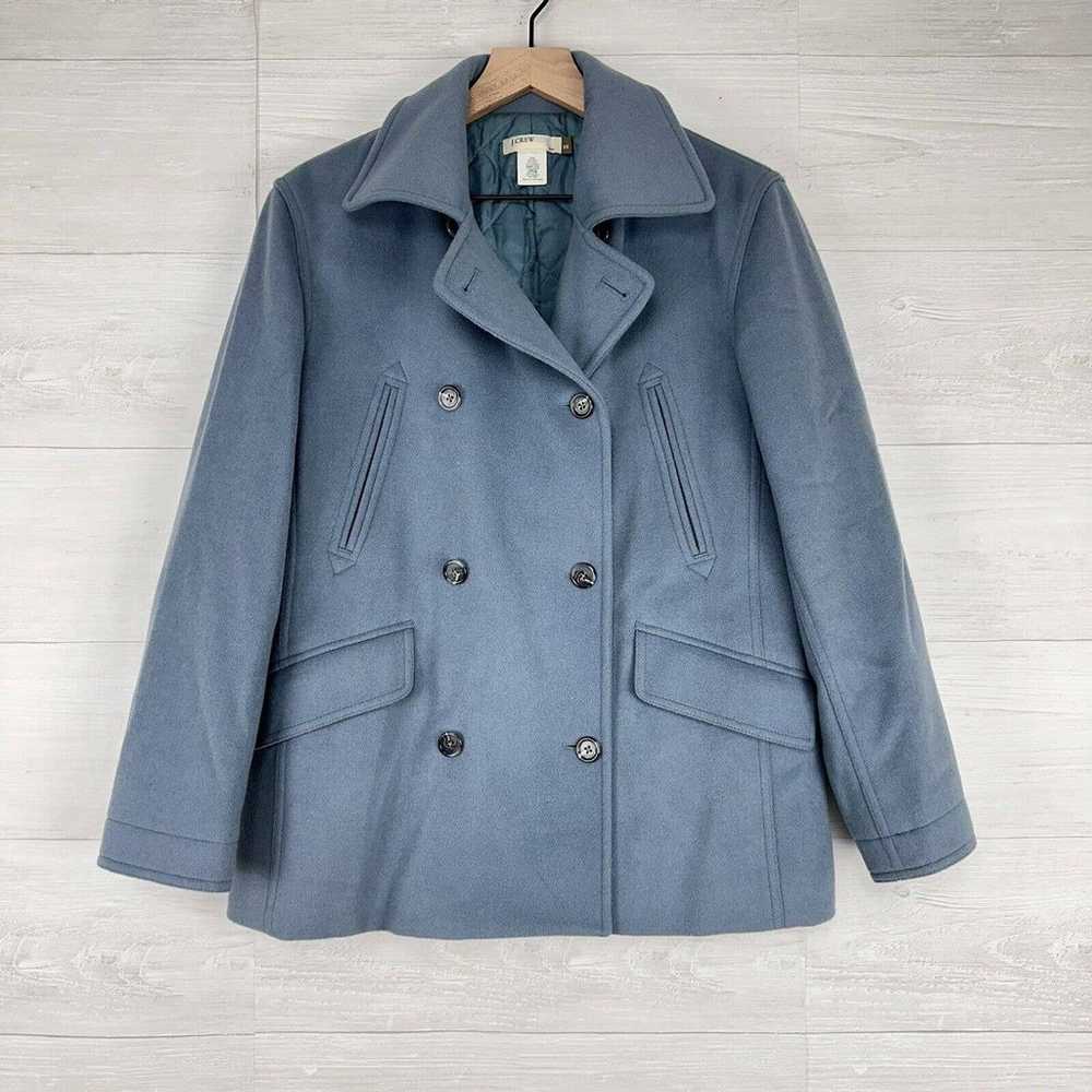 J. Crew Coat Women XS Double Breasted Cashmere Wo… - image 1