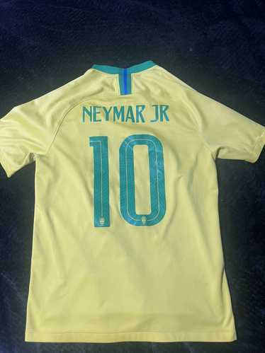Nike Neymar JR 2018 brazil home jersey