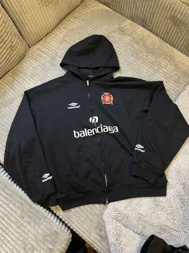 BALENCIAGA 24SS Soccer Paris Zip-Hoodie Zip Up Hoodie 744457