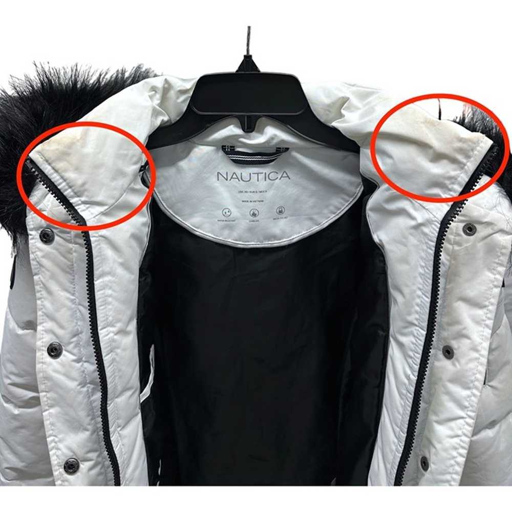 Nautica Faux Fur Trim Down Puffer Parka Coat Jack… - image 6