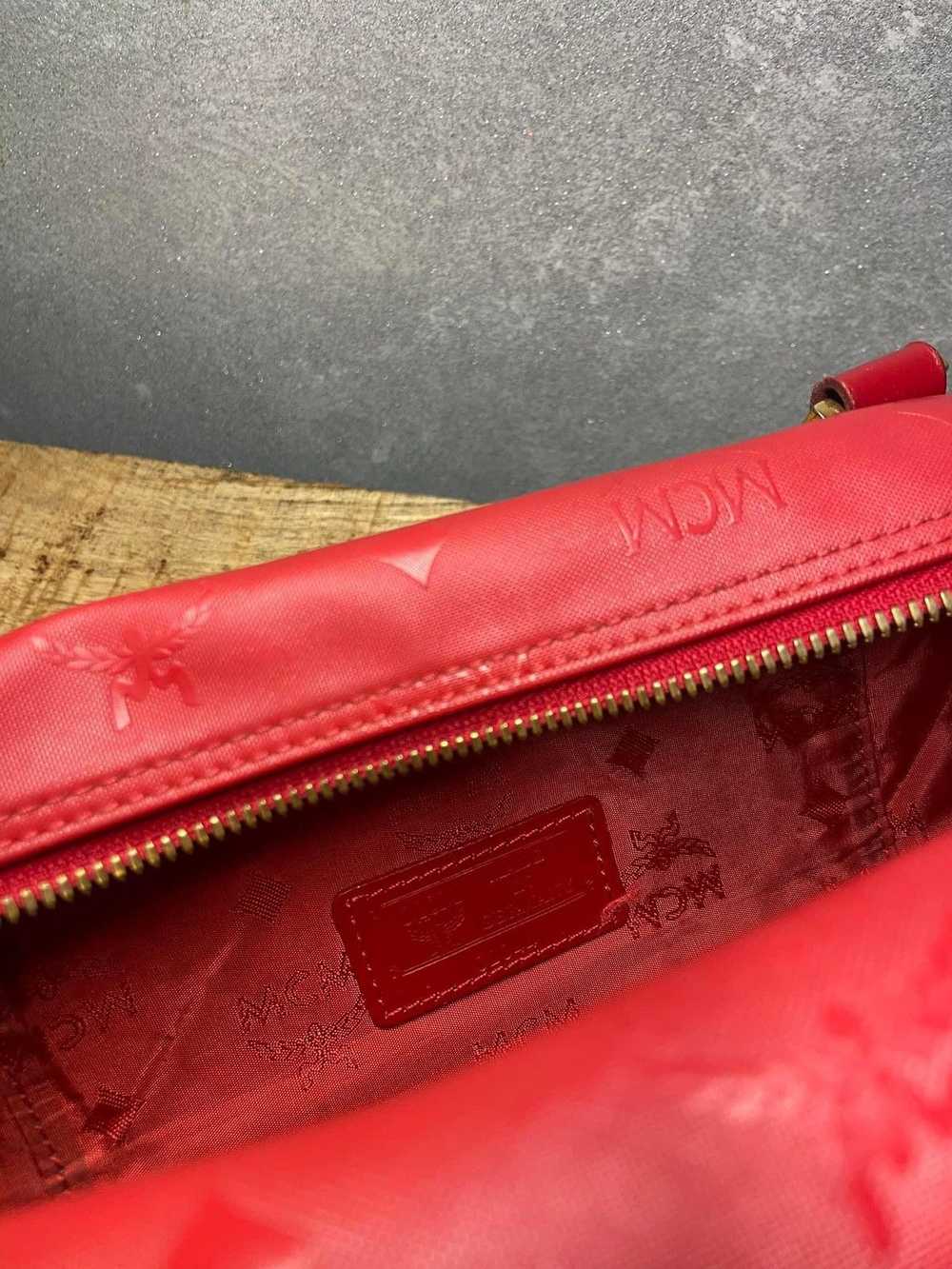 MCM × Vintage MCM Vintage Mini Duffle Bag red - image 11