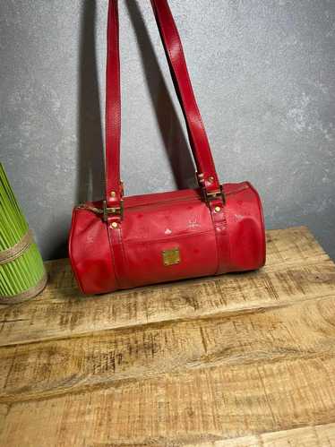 MCM × Vintage MCM Vintage Mini Duffle Bag red - image 1