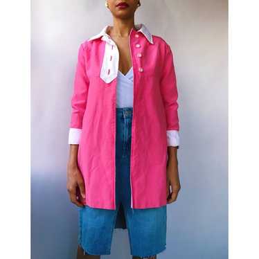 60s 70s Debutogs Pink Jacket (XS/S) - image 1