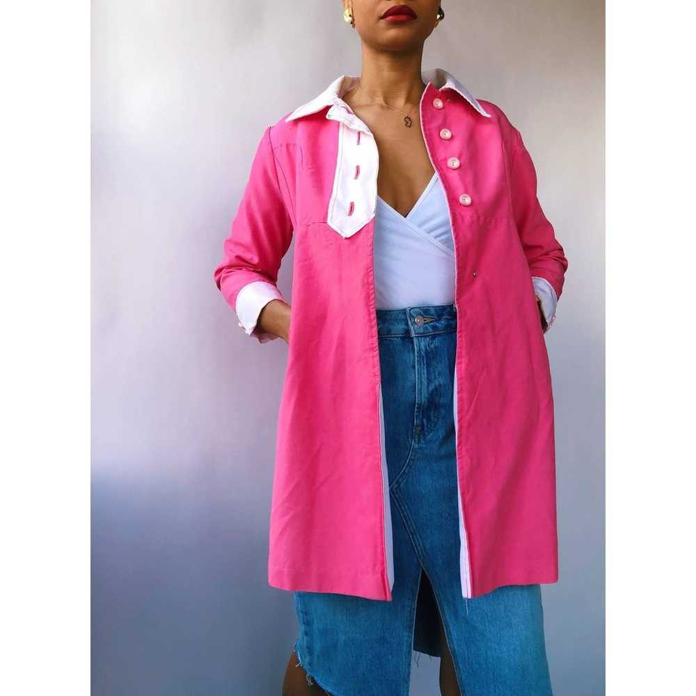 60s 70s Debutogs Pink Jacket (XS/S) - image 2
