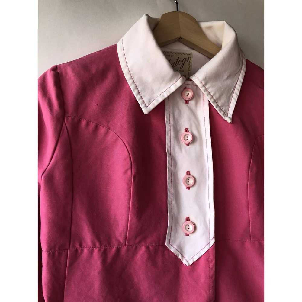 60s 70s Debutogs Pink Jacket (XS/S) - image 6