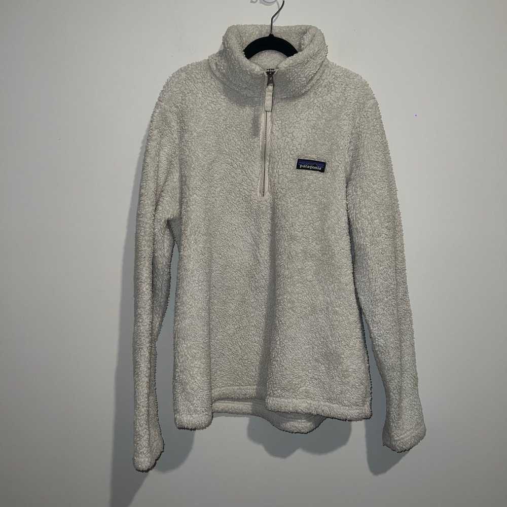 Patagonia Cream Los Gatos 1/4 Zip Up Fleece Pullo… - image 3