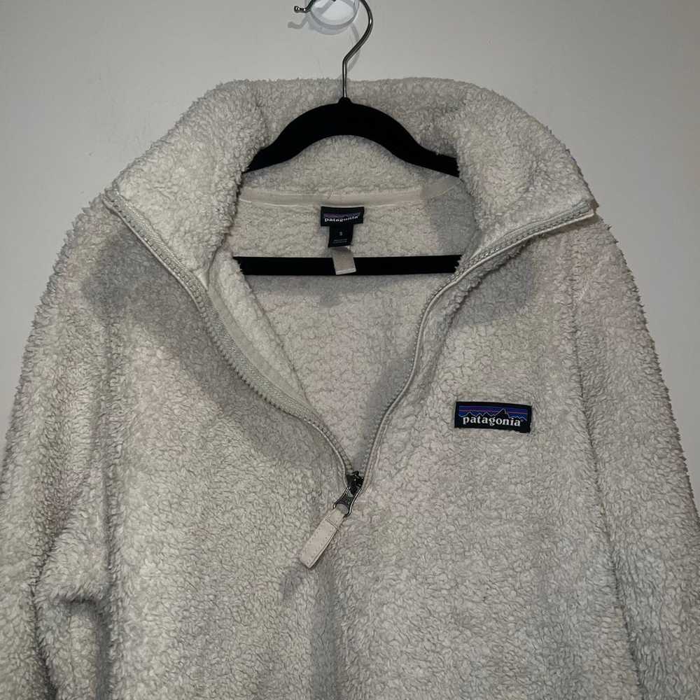 Patagonia Cream Los Gatos 1/4 Zip Up Fleece Pullo… - image 9