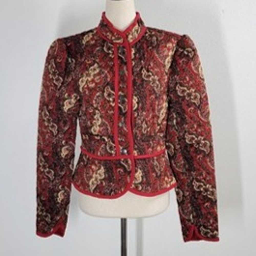 FREE PEOPLE zoey jacket red Sz S NEW - image 3