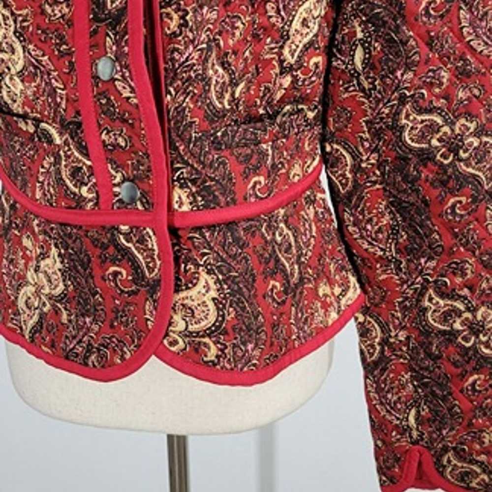 FREE PEOPLE zoey jacket red Sz S NEW - image 4