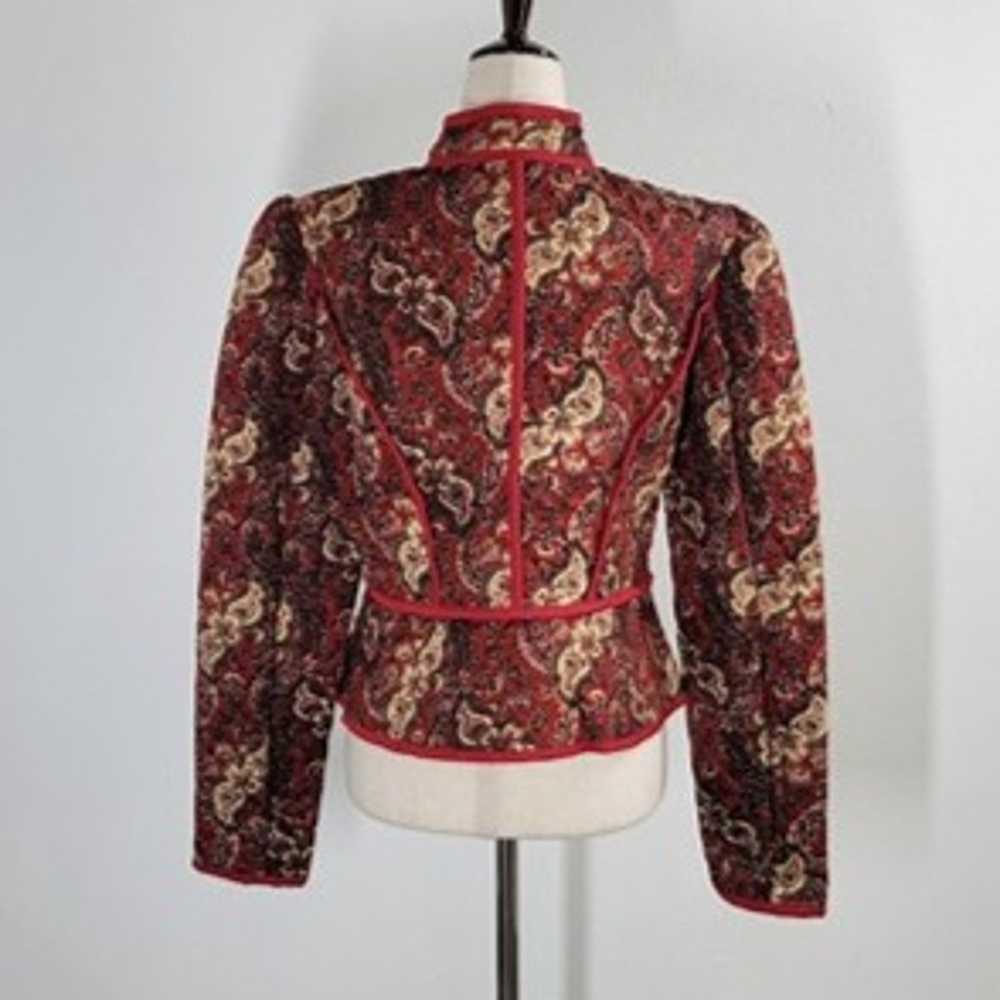 FREE PEOPLE zoey jacket red Sz S NEW - image 7