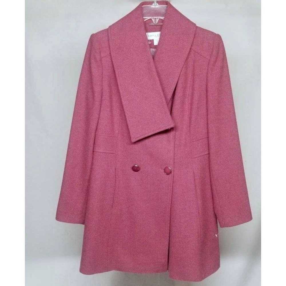NEW Edina Ronay Winter Rose Pink Peacoat Jacket W… - image 1