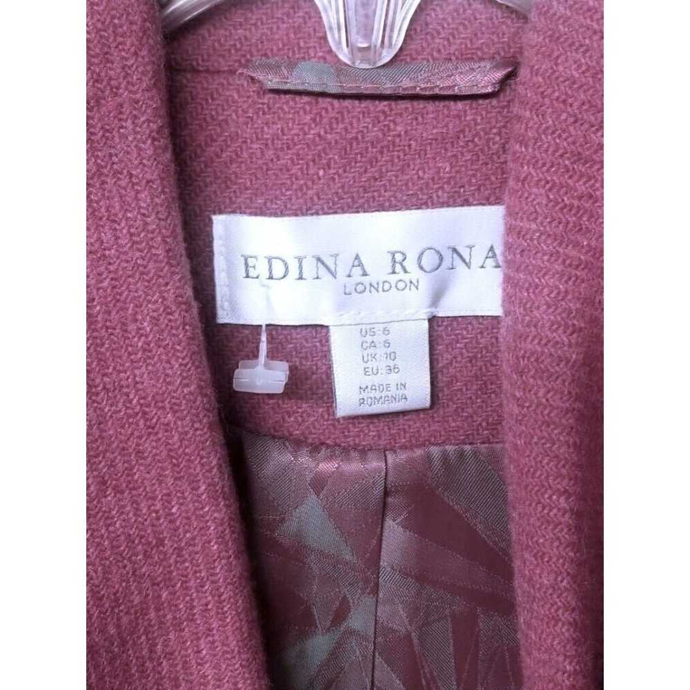 NEW Edina Ronay Winter Rose Pink Peacoat Jacket W… - image 4