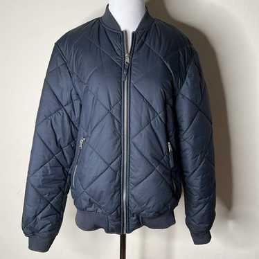 Zara Navy Quilted Jacket