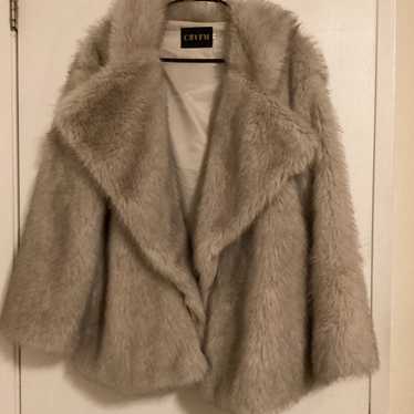 faux fur coat - image 1