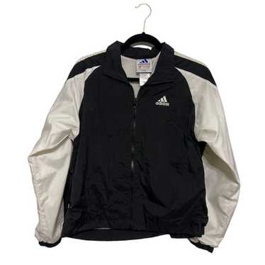 Vintage Adidas windbreaker fleece lined jacket - image 1
