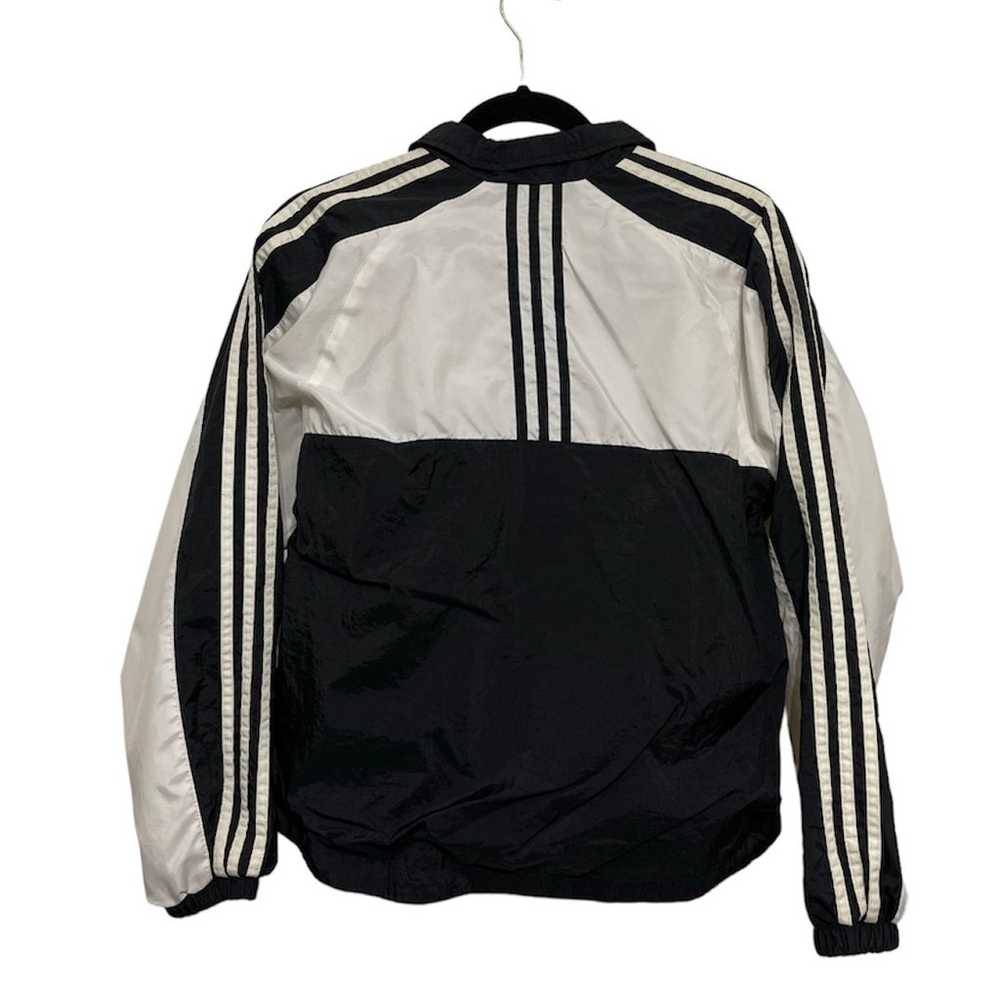 Vintage Adidas windbreaker fleece lined jacket - image 2