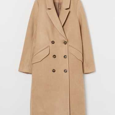 H&M new long double-breasted coat - image 1