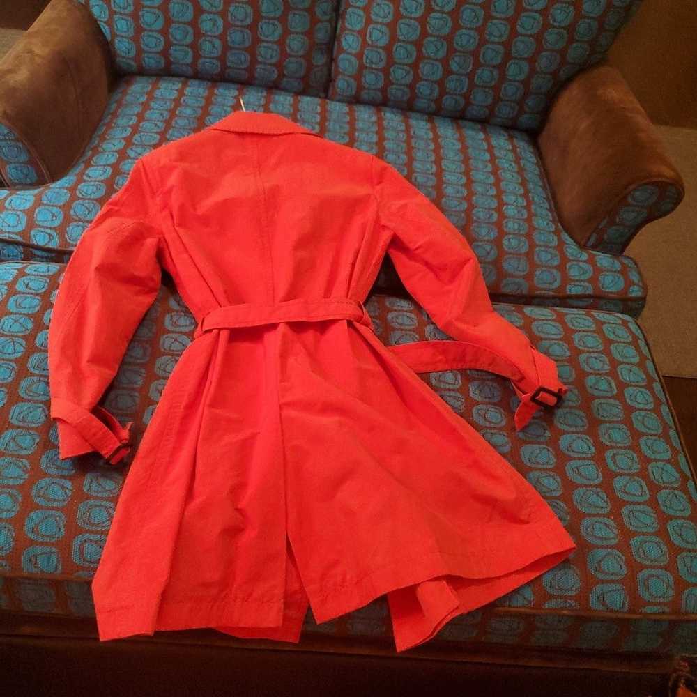 ESCADA SPORT RED TRENCH COAT SIZE 40 EURO. - image 11