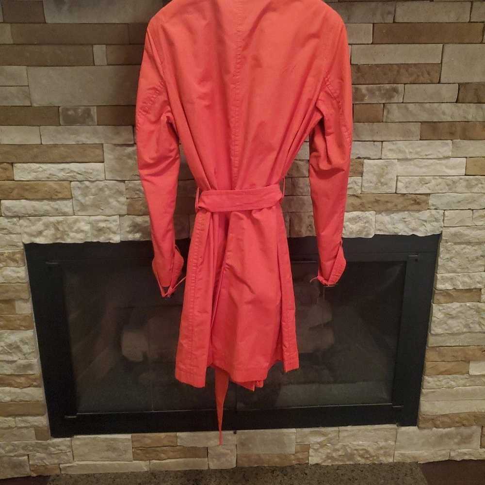 ESCADA SPORT RED TRENCH COAT SIZE 40 EURO. - image 4